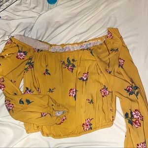 Off the shoulder shirt